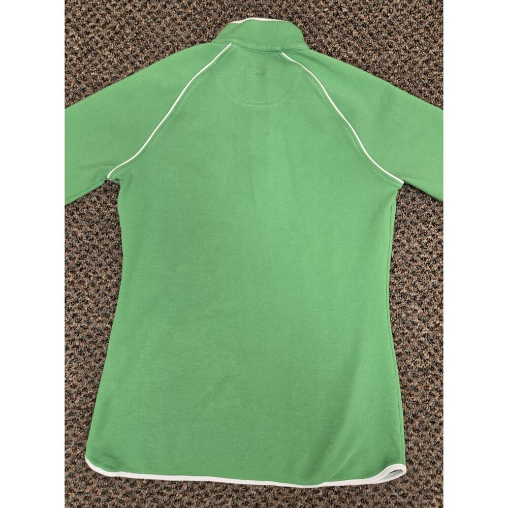 Clover Golf 1/4 Zip Long Sleeve Golf Polo – Green – Women’s Medium - Picture 13 of 14